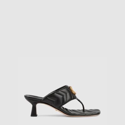 구찌 여성 힐 텅 샌들 - Gucci Womens Heel Tongue Sandals - gus14009x