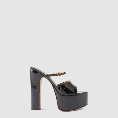 발렌티노 여성 가죽 플랫폼 뮬 - Valentino Womens Leather Platform Mules - vas14013x