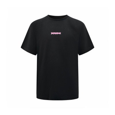 발렌시아가 남성 라운드 반팔 티셔츠 - Balenciaga Mens Round Tshirt - bac15382x