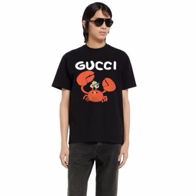 구찌 남성 라운드 반팔티 - Gucci Mens Round Tshirt - guc15392x