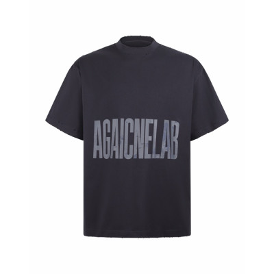 발렌시아가 남성 라운드 반팔 티셔츠 - Balenciaga Mens Round Tshirt - bac15409x