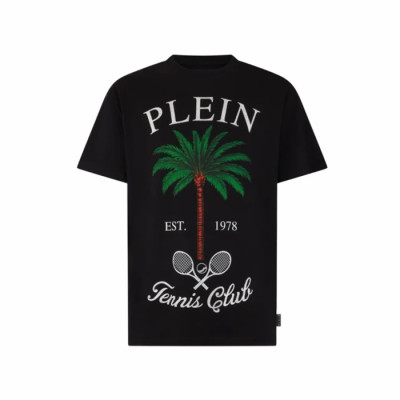 필립플레인 남성 라운드 반팔티 - Philipp-plein Mens Round Tshirt - phc15410x