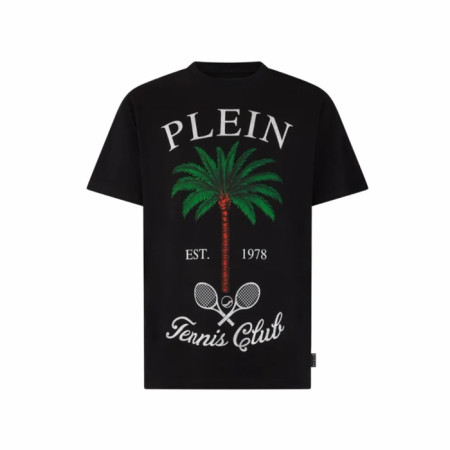 필립플레인 남성 라운드 반팔티 - Philipp-plein Mens Round Tshirt - phc15410x