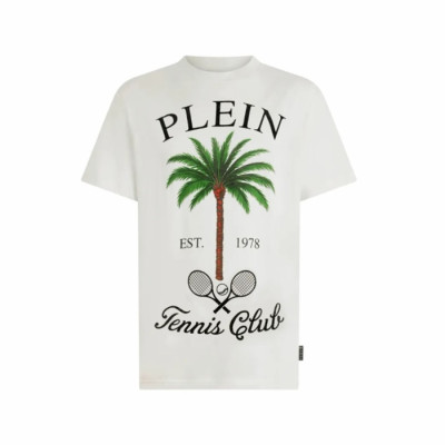 필립플레인 남성 라운드 반팔티 - Philipp-plein Mens Round Tshirt - phc15411x