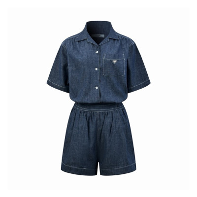 프라다 여성 점프수트 쇼츠 - Prada Womens Jumpsuit Shorts - prc15437x