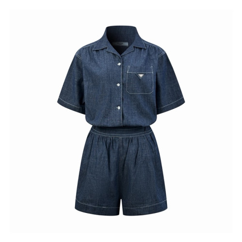 프라다 여성 점프수트 쇼츠 - Prada Womens Jumpsuit Shorts - prc15437x