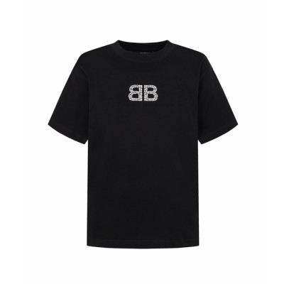발렌시아가 남성 라운드 반팔 티셔츠 - Balenciaga Mens Round Tshirt - bac15465x