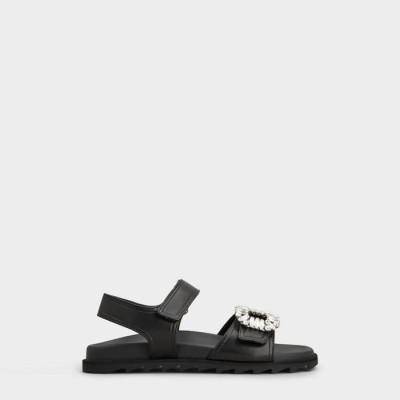 로저비비에 여성 슬라이디 비브 샌들 - Roger Vivier Womens Slidy Viv Sandals - ros14059x