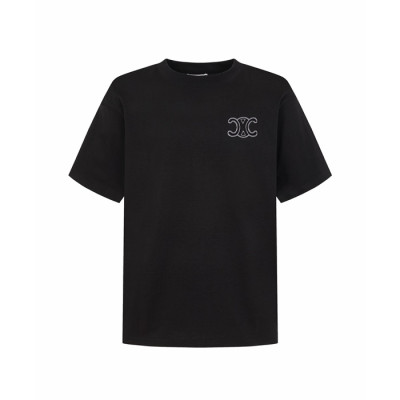 셀린느 남성 라운드 발팔티 - Celine Mens Round Tshirt - cec15474x