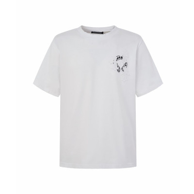 크롬하츠 남성 라운드 반팔티 - Chrom Hearts Mens Round Tshirt - chc15485x
