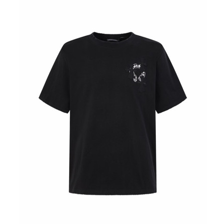 크롬하츠 남성 라운드 반팔티 - Chrom Hearts Mens Round Tshirt - chc15486x