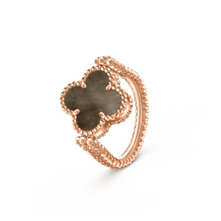 반클리프 아펠 여성 빈티지 알함브라 리버서블 링 - Van Cleef & Arpels Womens Vintage Alhambra Ring - acc7745x