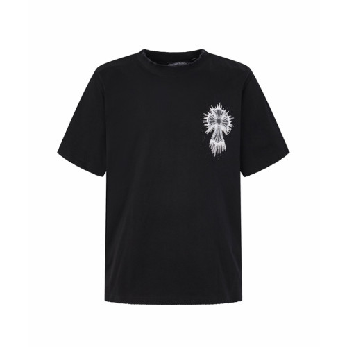 크롬하츠 남성 라운드 반팔티 - Chrom Hearts Mens Round Tshirt - chc15509x