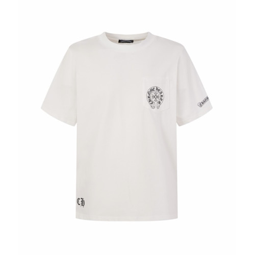 크롬하츠 남성 라운드 반팔티 - Chrom Hearts Mens Round Tshirt - chc15510x