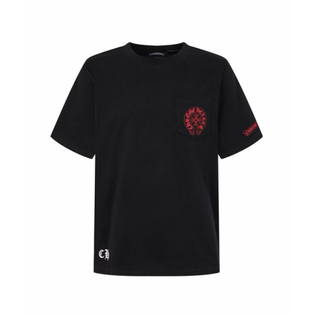 크롬하츠 남성 라운드 반팔티 - Chrom Hearts Mens Round Tshirt - chc15511x