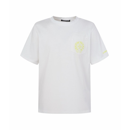크롬하츠 남성 라운드 반팔티 - Chrom Hearts Mens Round Tshirt - chc15512x