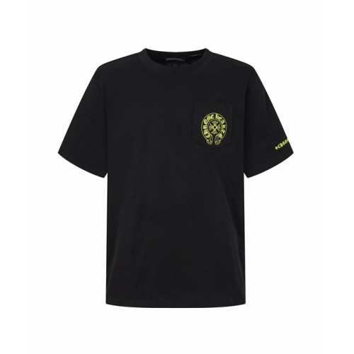 크롬하츠 남성 라운드 반팔티 - Chrom Hearts Mens Round Tshirt - chc15513x