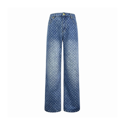 루이비통 여성 모노그램 청바지 - Louis vuitton Womens Monogram Jeans - lvc15521x