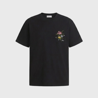 디올 남성 라운드 반팔티 - Dior Mens Round Tshirt - dic15534x