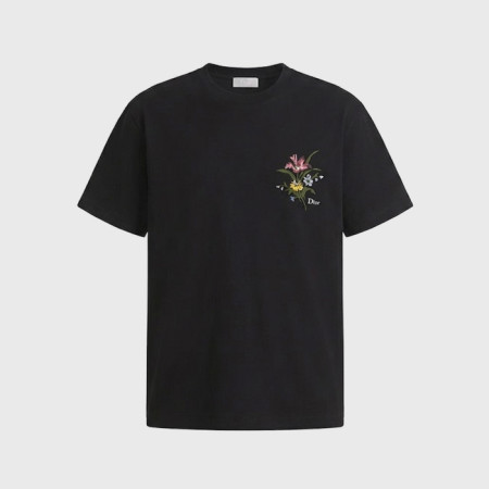 디올 남성 라운드 반팔티 - Dior Mens Round Tshirt - dic15534x