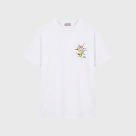 디올 남성 라운드 반팔티 - Dior Mens Round Tshirt - dic15535x