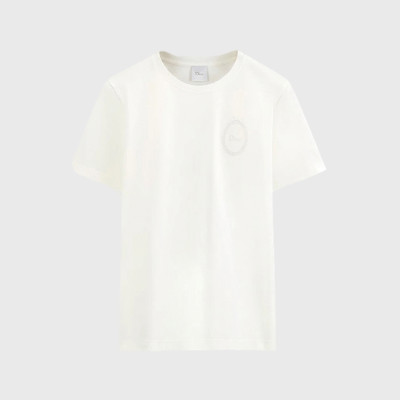 디올 여성 라운드 반팔티 - Dior Womens Round Tshirt - dic15579x