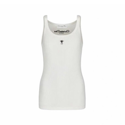 디올 여성 라운드 나시 - Dior Womens Round Sleeveless Top - dic15580x