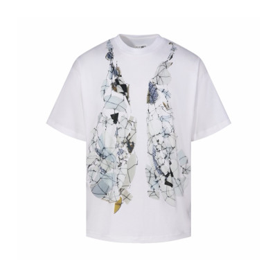 메종 마르지엘라 남성 반팔 티셔츠 - Maison Margiela Mens Round Tshirt - mac15617x