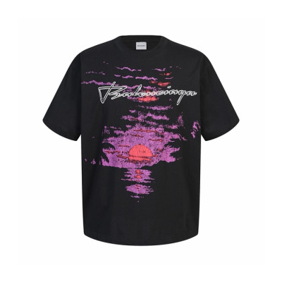 발렌시아가 남성 라운드 반팔 티셔츠 - Balenciaga Mens Round Tshirt - bac15629x