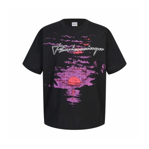 발렌시아가 남성 라운드 반팔 티셔츠 - Balenciaga Mens Round Tshirt - bac15629x