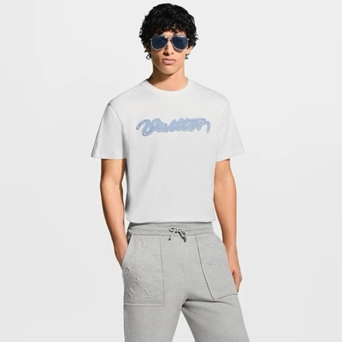 루이비통 남성 라운드 티셔츠 - Louis vuitton Mens Round Tshirt - lvc15644x