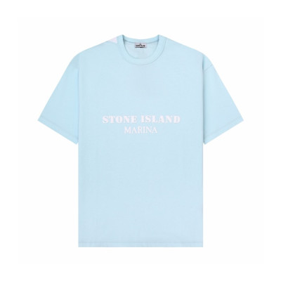 스톤아일랜드 남성 라운드 반팔 티셔츠 - Stone Island Mens Round Tshirt - stc15684x