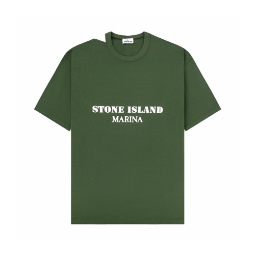 스톤아일랜드 남성 라운드 반팔 티셔츠 - Stone Island Mens Round Tshirt - stc15686x