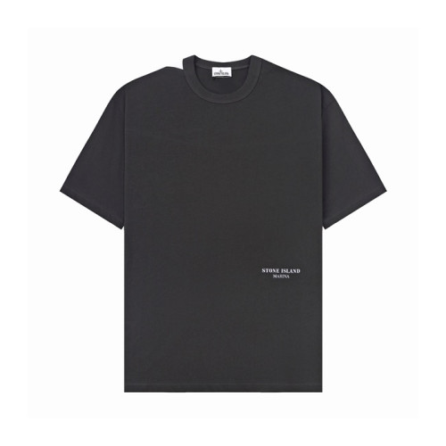 스톤아일랜드 남성 라운드 반팔 티셔츠 - Stone Island Mens Round Tshirt - stc15688x