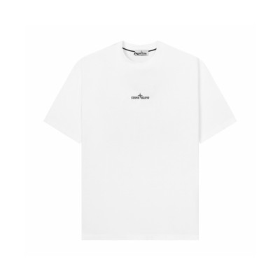 스톤아일랜드 남성 라운드 반팔 티셔츠 - Stone Island Mens Round Tshirt - stc15693x