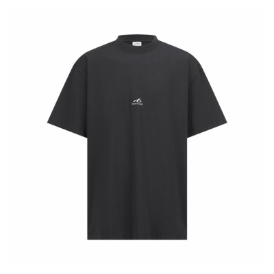 발렌시아가 남성 라운드 반팔 티셔츠 - Balenciaga Mens Round Tshirt - bac15721x