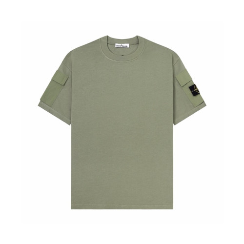 스톤아일랜드 남성 라운드 반팔 티셔츠 - Stone Island Mens Round Tshirt - stc15728x
