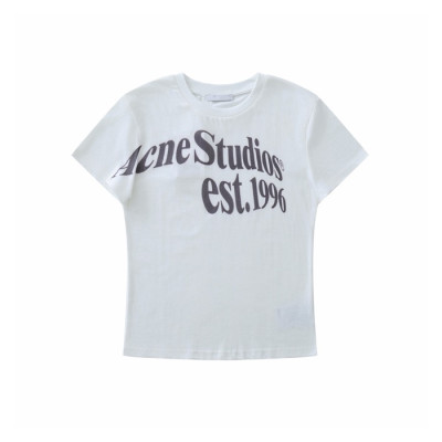 아크네 여성 크루넥 반팔티 - Acne Womens Round Tshirt - anc15730x