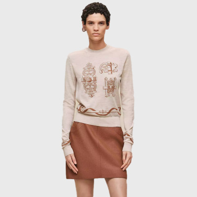 에르메스 여성 라운드 스웨터 - Hermes Womens Round Knitwear - guc15751x