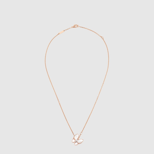 반클리프 아펠 여성 투 버터플라이 펜던트 네크리스 - Van Cleef & Arpels Womens Two Butterfly Pendant Necklace - acc7829x