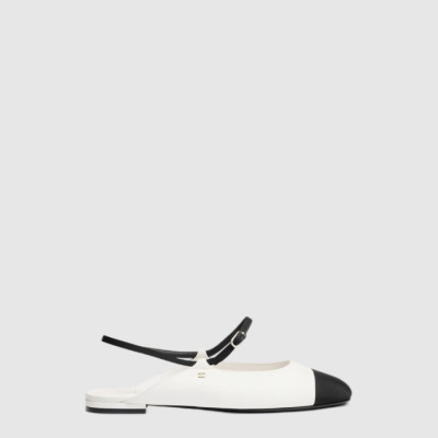 샤넬 여성 크루즈 슬링백 스트랩 플랫 슈즈 - Chanel Womens Cruise Slingback Strap Flat Shoes - chs14287x