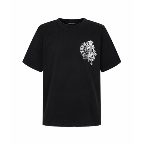 크롬하츠 남성 라운드 반팔티 - Chrom Hearts Mens Round Tshirt - chc15763x