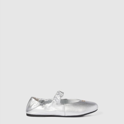 미우미우 여성 루슈 발레리나 - Miu Miu Womens Rouche Ballerina - mis14337x