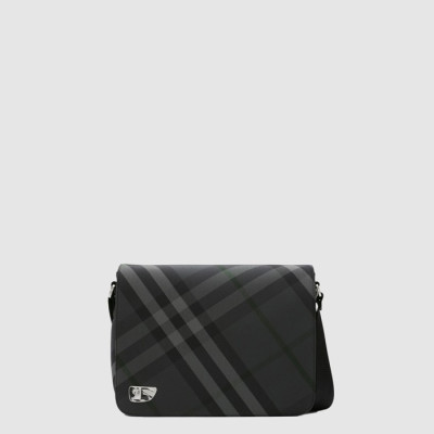 버버리 남성 그리드 메신저 백 - Burberry Mens Grid Messenger Bag - bub16069x