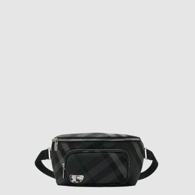 버버리 남성 그리드 벨트 백 - Burberry Mens Grid Belt Bag - bub16071x