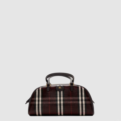 버버리 여성 미디엄 하이랜드 볼링 백 - Burberry Womens Medium Highland Bowling Bag - bub16092x