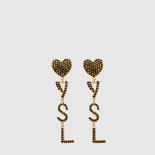 입생로랑 여성 하트 이어링 - Saint Laurent Womens Heart Earring - acc7871x
