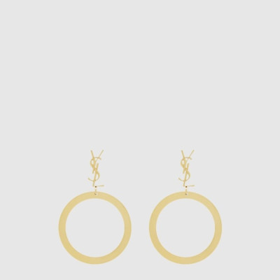 입생로랑 여성 카산드라 펜던트 후프 이어링 - Saint Laurent Womens Cassandre Pendant Hoop Earring - acc7881x