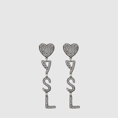 입생로랑 여성 하트 이어링 - Saint Laurent Womens Heart Earring - acc7894x