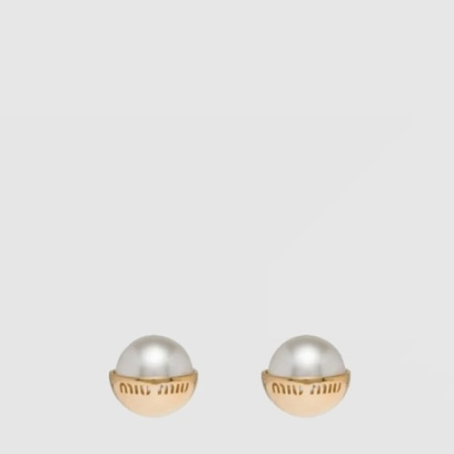 미우미우 여성 펄 이어링 - Miumiu Womens Pearl Earring - acc7907x